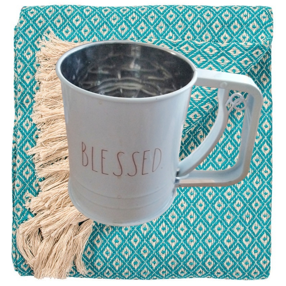 Rae Dunn ~ BLESSED ~ Flour Sifter. NWOT